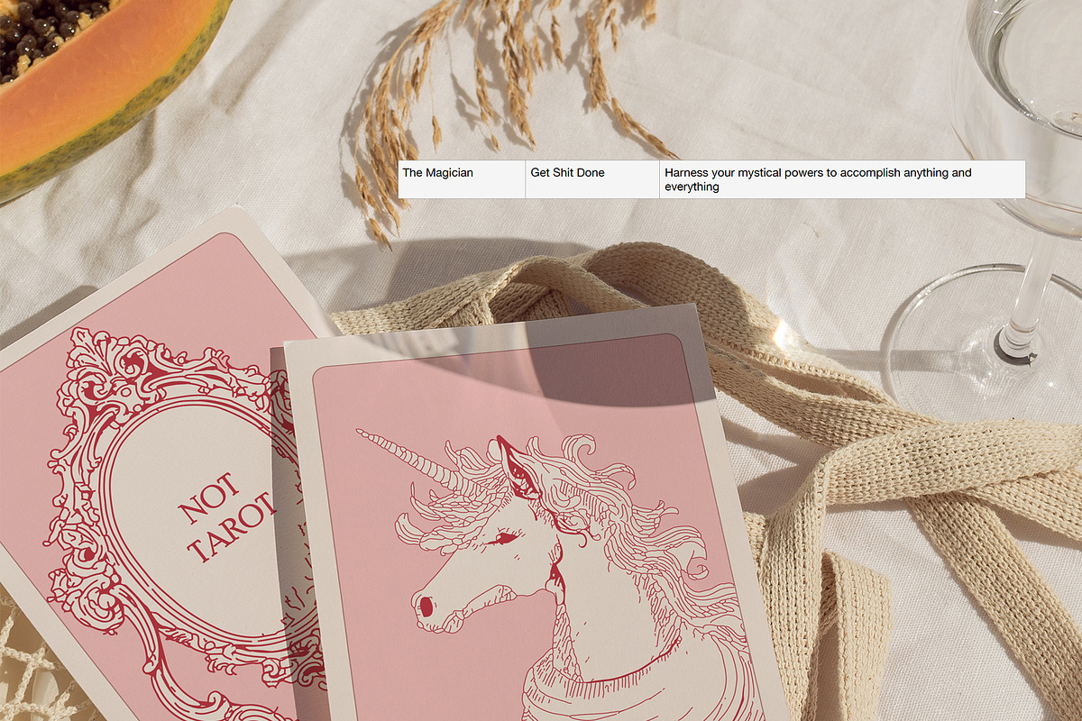 Not Tarot. Cards & Clipart, an Object Graphic by Purple (Photo 5 of 14)