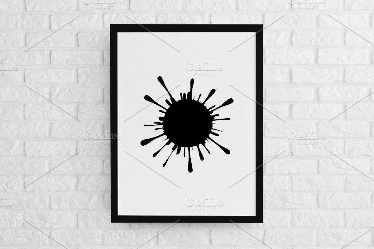 Splash Silhouette SVG, a Texture Illustration by newminddesign (Photo 2 of 3)