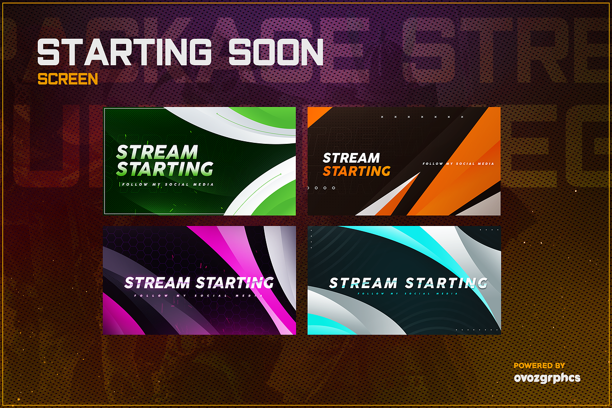 STREAM PACKAGE MEGA BUNDLE V2, a Social Media Template by Creathift (Photo 14 of 19)