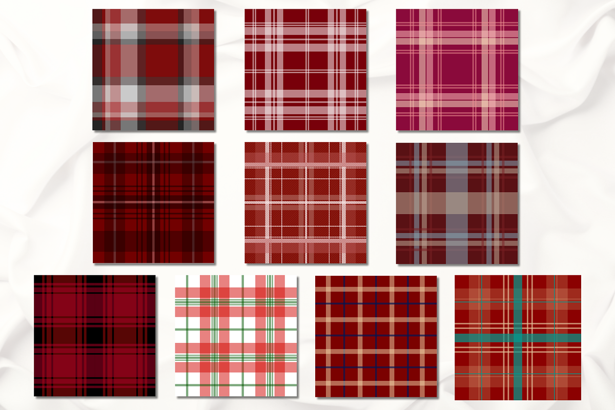 Plaid Tartan Seamless Pattern, a Pattern Graphic by wind mill (Photo 2 of 2)