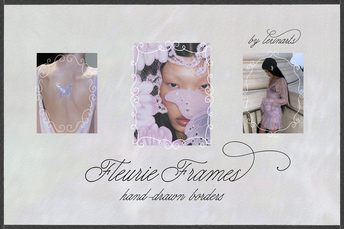 Fleurie Frames: Hand-Drawn Borders, an Object Graphic by lerinartstudio (Photo 10 of 10)