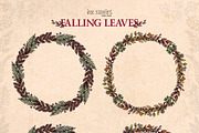 Falling Leaves Vintage Autumn Bundle, a Seasonal Illustration by Ink Stories (Thumbnail 11 of 20)
