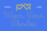 CS Darla Dashed, a Script Font by Craft Supply Co. (Thumbnail 3 of 8)