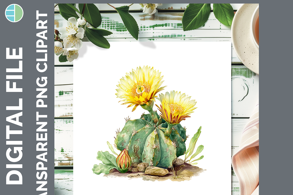 Cactus Succulent Illustration Bundle, an Animal Illustration by Enliven Designs (Photo 5 of 8)