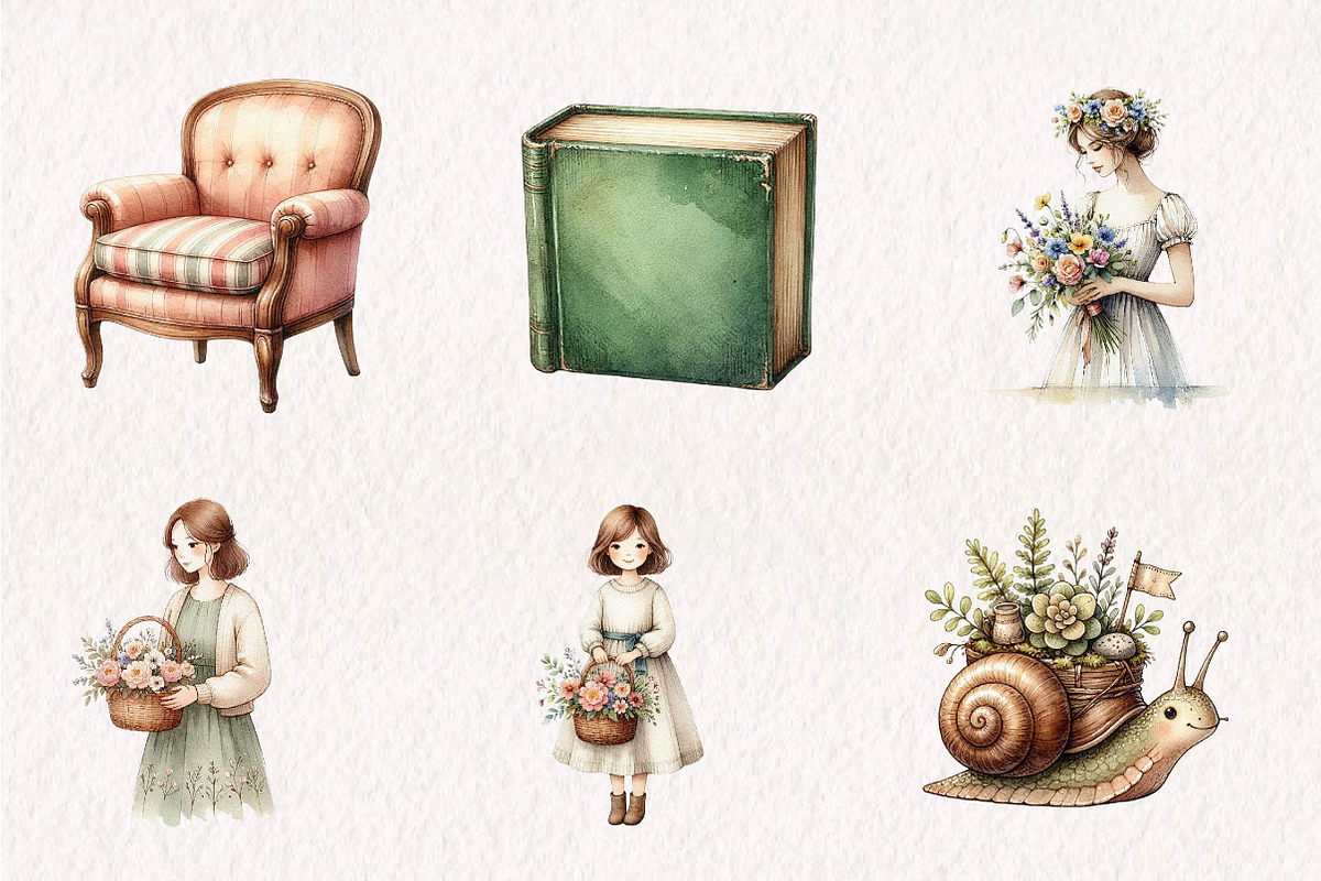 Cozy Life Clipart Bundle, a Seasonal Illustration by CreationArt (Photo 2 of 7)