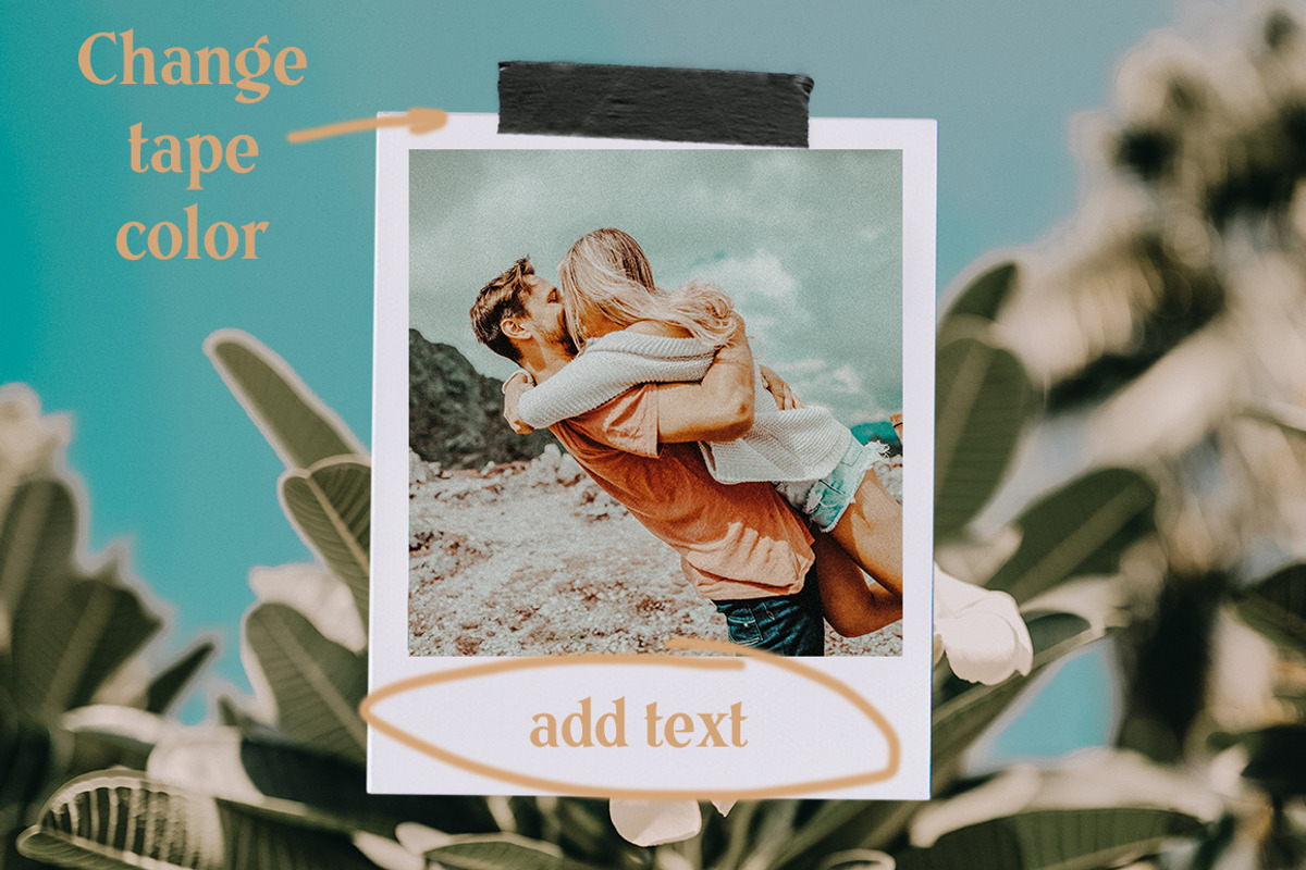 Vintage Photo Frame Mockup, a Social Media Template by 89 Golden Blvd (Photo 2 of 6)