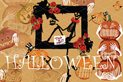 Halloween Clipart, an Object Graphic by Drawwell (Thumbnail 4 of 5)
