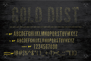 Rhyolite Gold Dust Fonts