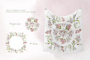 Garden flowers watercolor clipart, an Illustration by Alena Sid (Thumbnail 8 of 13)