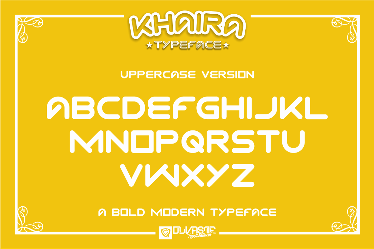 KHAIRA Typeface preview 3