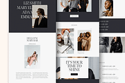 Squarespace 7.1 Template: Salon, a Websites & App Template by Kseniia_Design (Thumbnail 2 of 10)