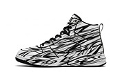 Sneaker Silhouette Vector Bundle, an Illustration by Designs_River (Thumbnail 41 of 48)