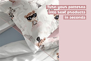 Realistic Cotton Bedding Mockup, a Household Mockup by Brzozowska (Thumbnail 5 of 5)