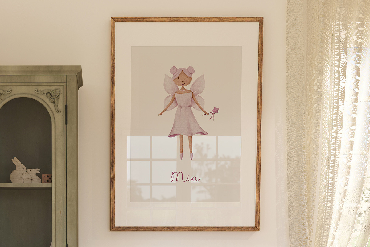 The pink world of baby girl set, an Illustration by nathalieclaire (Photo 4 of 16)