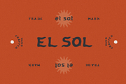 El Sol, a Font by James Coffman Design (Thumbnail 1 of 4)