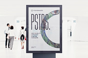 Poster outdoor indoor mockup bundle, an Advertising Mockup by FoundImages (Thumbnail 19 of 64)