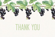 Black currant berry watercolor, a Food Illustration by Fedulova Art (Thumbnail 10 of 10)