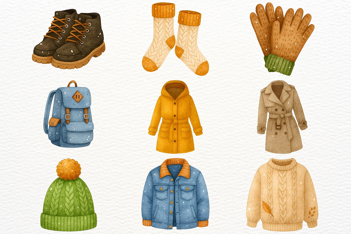 Fall Camping Clipart Woodland Animal, a Seasonal Illustration by SugarCloudStudioArt (Photo 9 of 10)