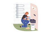 Repairmen, home repair workers set, a Work Illustration by Good Studio (Thumbnail 10 of 13)