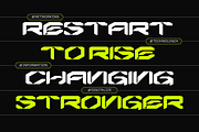 Agor Techno -  Branding Logo Font, a Sans Serif Font by Nirmana Visual (Thumbnail 5 of 9)