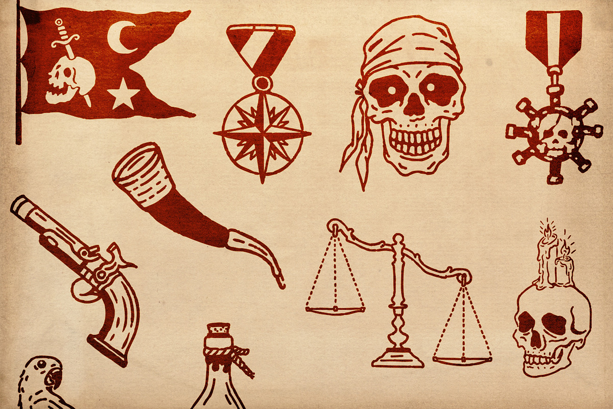 Nautical Illustration Set, an Object Illustration by Megflags (Photo 2 of 6)