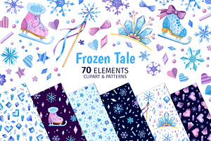 Frozen Tale Clipart & Patterns