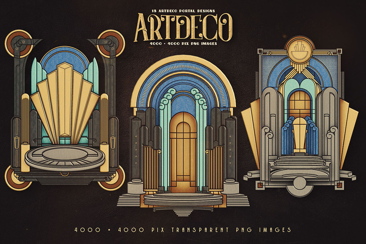 SALE Art Deco Toolkit, a Background Graphic by Cruzine (Photo 5 of 111)