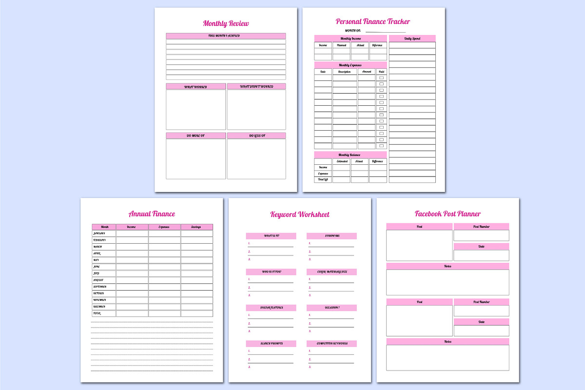 2026 Side Hustle Bundle, a Stationery Template by Shumaya (Photo 5 of 7)