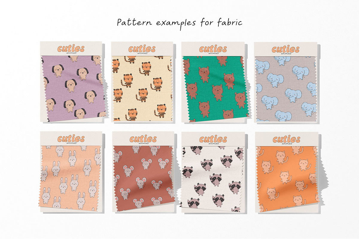 Cuties animals patterns collection, a Pattern Graphic by K.SweeTheArt (Photo 3 of 14)