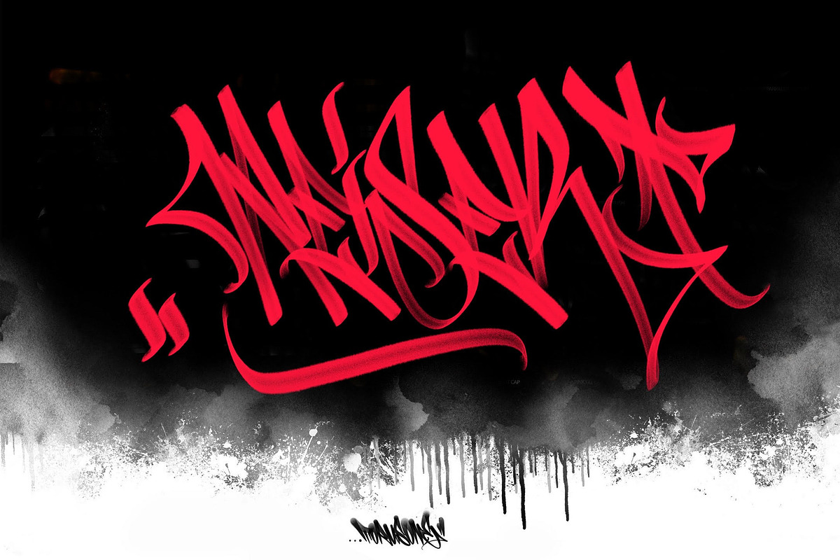 Graffiti Brushes For Procreate, a Brush Add-On by Torus1 (Photo 5 of 9)