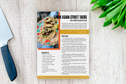 Color Block Printable Recipe Bundle, a Flyer Template by Helen Thompson Design (Thumbnail 3 of 6)