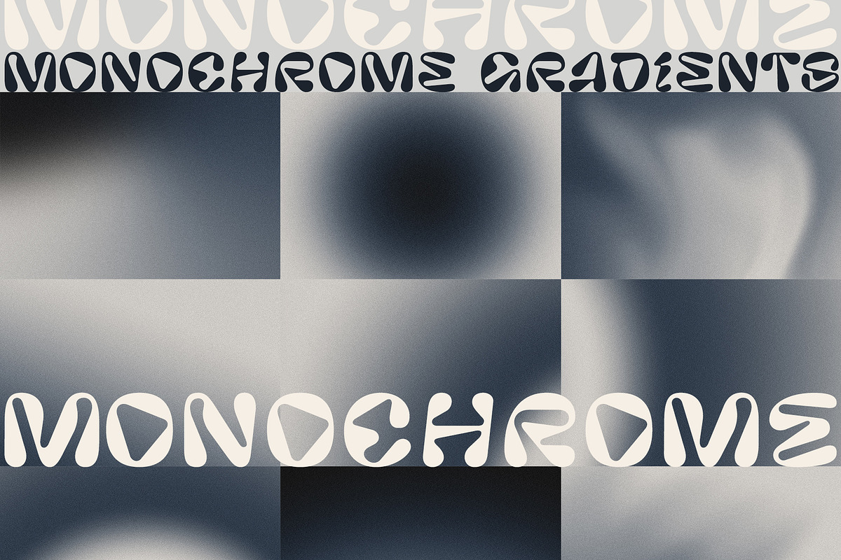 MONOCHROME Gradient & Floral Overlay, a Texture Graphic by Oksana Trygub (Photo 12 of 15)