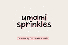Umami Sprinkles Font
