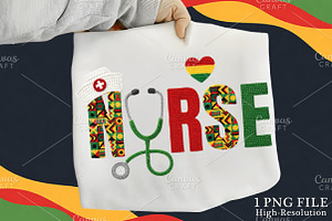 Nurse Black History PNG, an Illustration by Canvas Craft