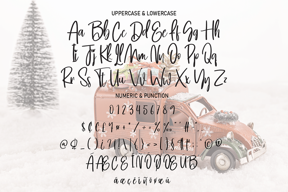 Merry And Bright | Script Font, a Script Font by Scratchones (Photo 4 of 8)
