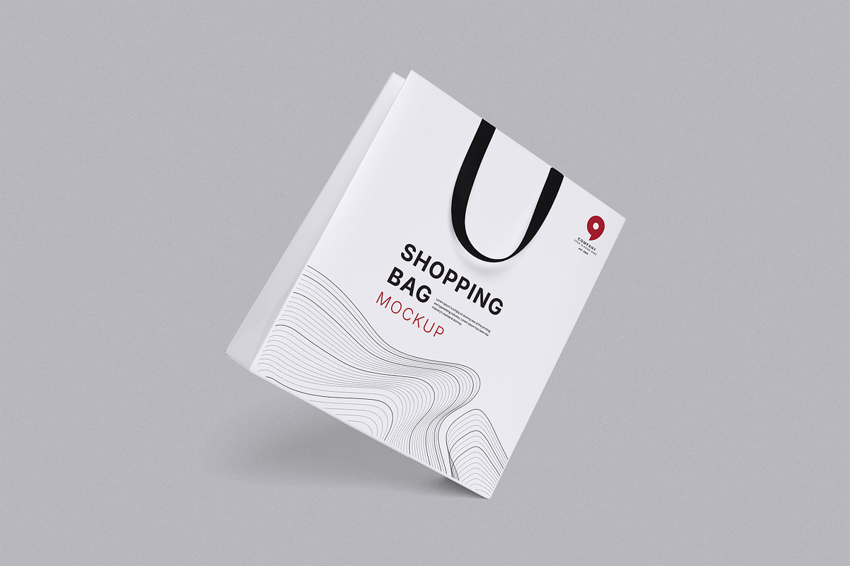 Shopping Bag Moockup, a Packaging Mockup by Afif_studio (Photo 4 of 5)