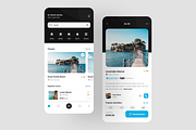 Sky - Travel App UI Kit, an UI Kit Template by iDoodle Studio (Thumbnail 2 of 4)