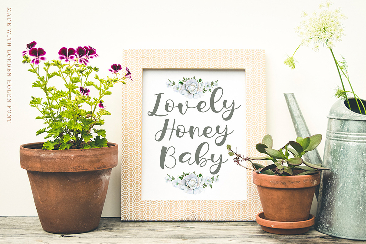 Lorden Holen Lovely Script preview 7