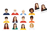 Vector characters set, a Person Illustration by Volha Hlinskaya (Thumbnail 5 of 6)