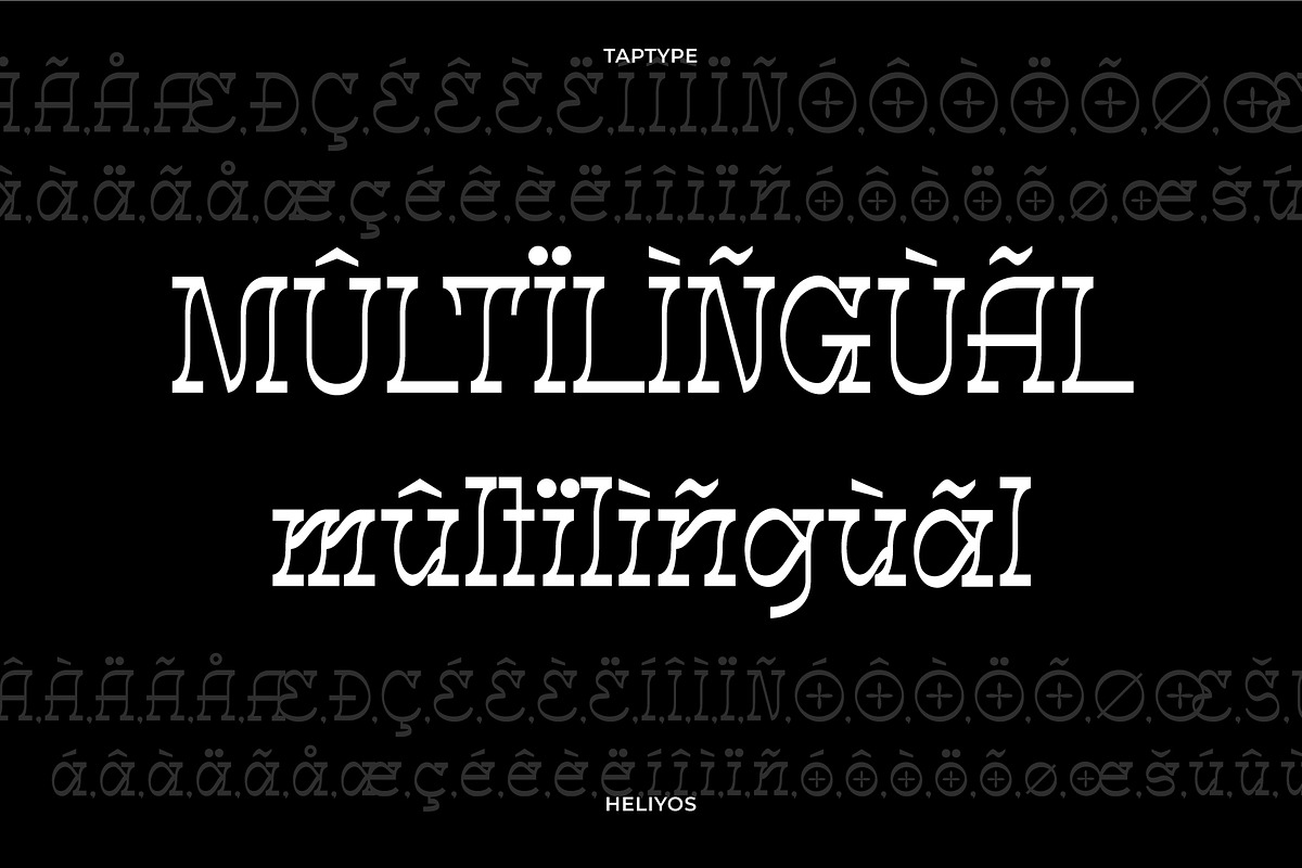 Heliyos - Slab Serif Display Font, a Slab Serif Font by Vesvocrea (Photo 11 of 13)