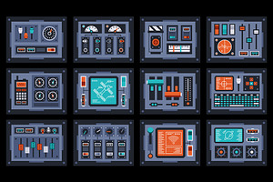 Control Panels Spaceship