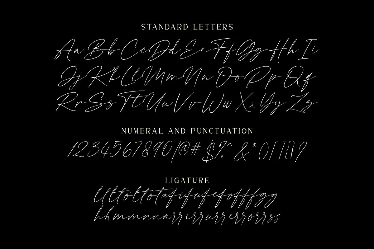 Rafelya Carrotin | Luxury Script, a Script Font by HanzelSpace Studio (Photo 9 of 9)