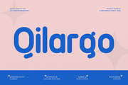 Qilargo | Display Bold Sans, a Sans Serif Font by gracetype_studio (Thumbnail 1 of 12)