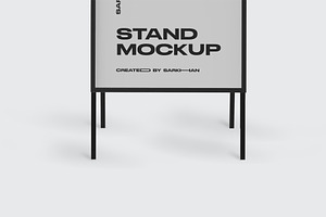 Plastic Stand Mockup