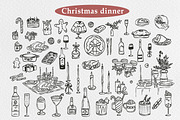 Hand drawn retro Christmas, an Object Illustration by RaDavCrafts (Thumbnail 3 of 9)