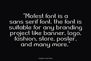 Mofest - Elegant Sans Font, a Sans Serif Font by Iqsiart Studio (Thumbnail 8 of 13)