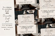 Typewriter and Script font pack, a Font by Ana's Fonts (Thumbnail 1 of 19)