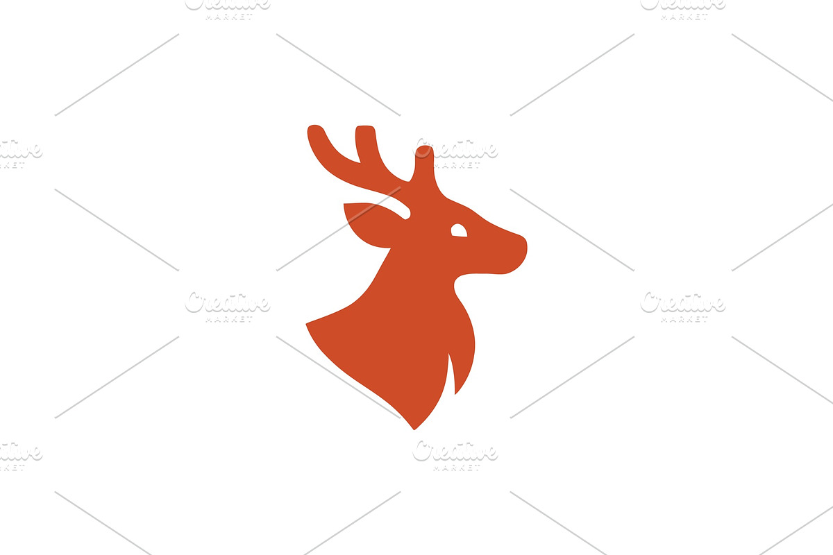 Deer Head Logo Collection, a Branding & Logo Template by Vectorium Studio (Photo 16 of 25)