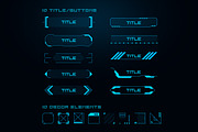 Sci Fi UI Elements, an Object Illustration by Olga Ryzychenko (Thumbnail 7 of 7)