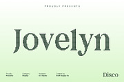 Jovelyn Disco, a Sans Serif Font by Craft Supply Co. (Thumbnail 1 of 8)
